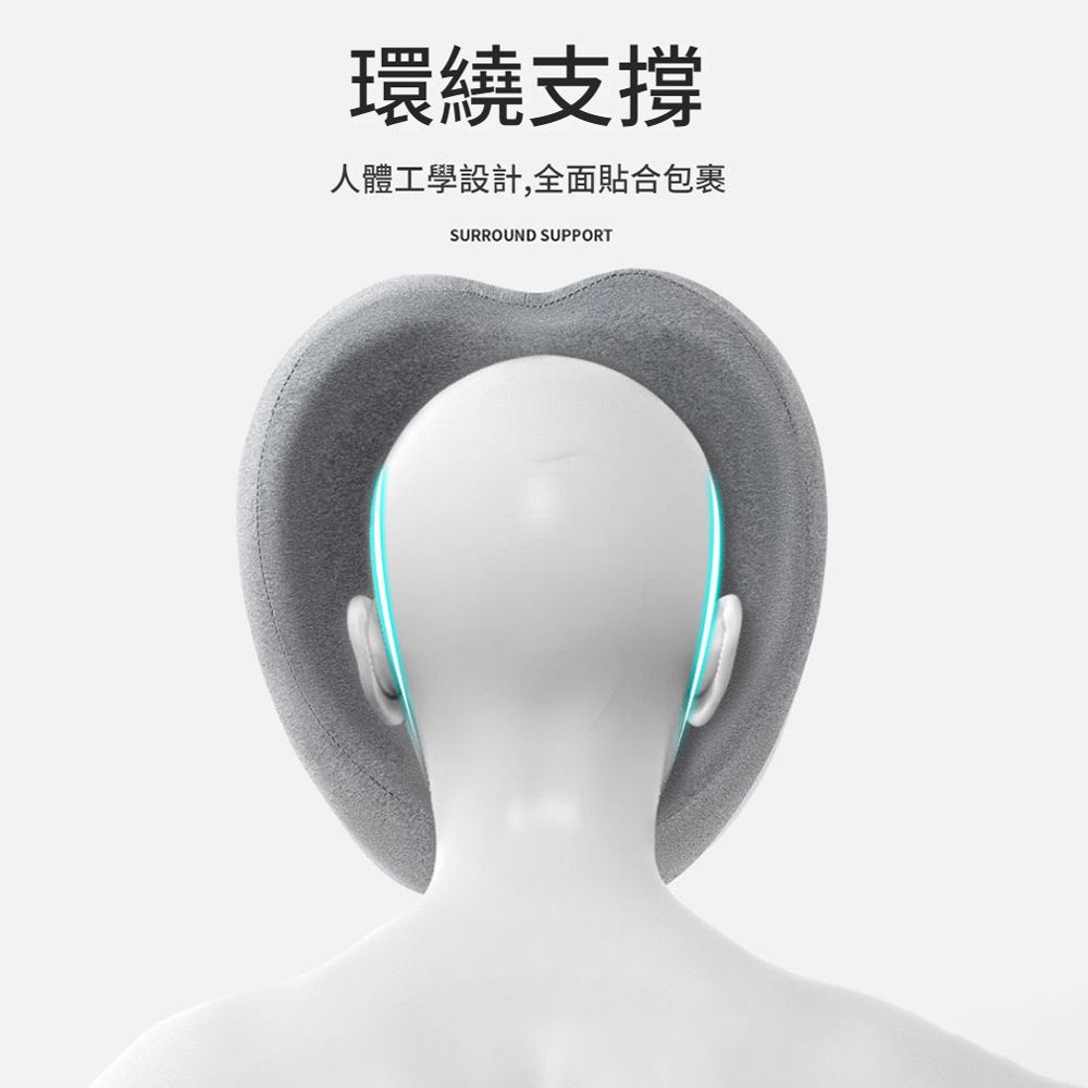 HADER 多功能美容院按摩SPA趴枕 家用記憶棉推拿枕頭 按摩頭枕 趴趴午睡枕