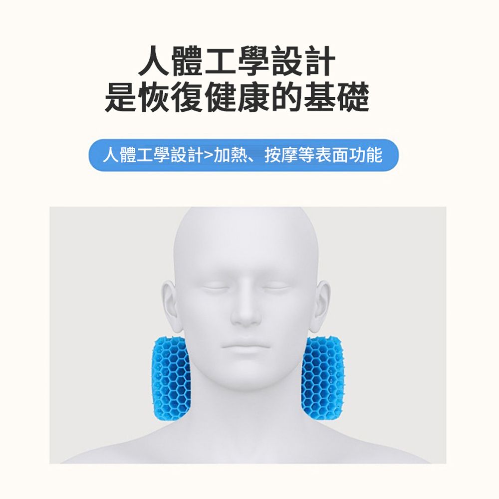 ACME 艾可米 蜂窩TPE凝膠頸椎枕 護頸枕 牽引枕 睡眠枕 可水洗 送枕套