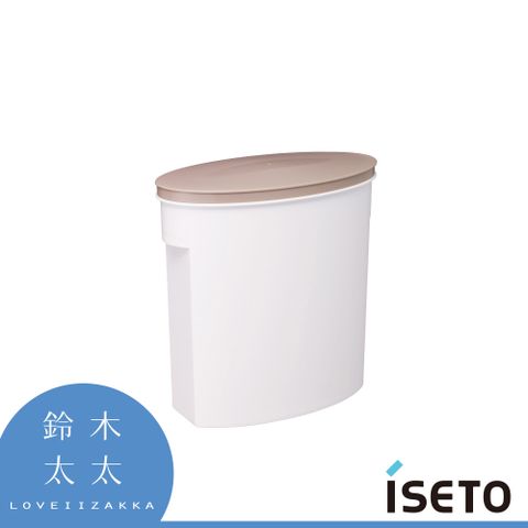 ISETO 小家庭儲米桶附量杯(日系白)(鈴木太太公司貨)