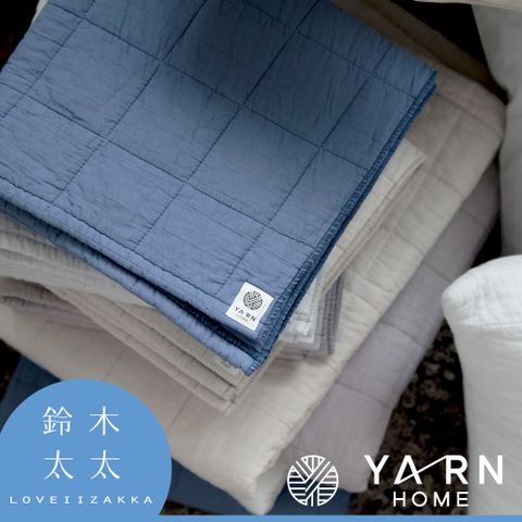 【YARN HOME】UKIHA 脫脂棉混紗速乾格紋浴巾(鈴木太太公司貨)