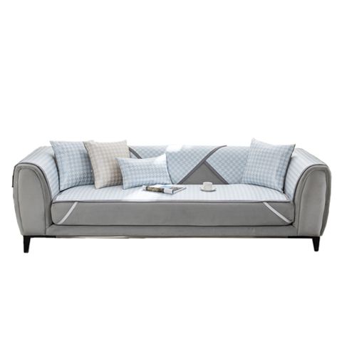 【OFFO歐楓】冰絲涼感沙發墊1+2+3人組合沙發墊/坐墊/涼感坐墊/沙發坐墊(千烏格沙發墊)