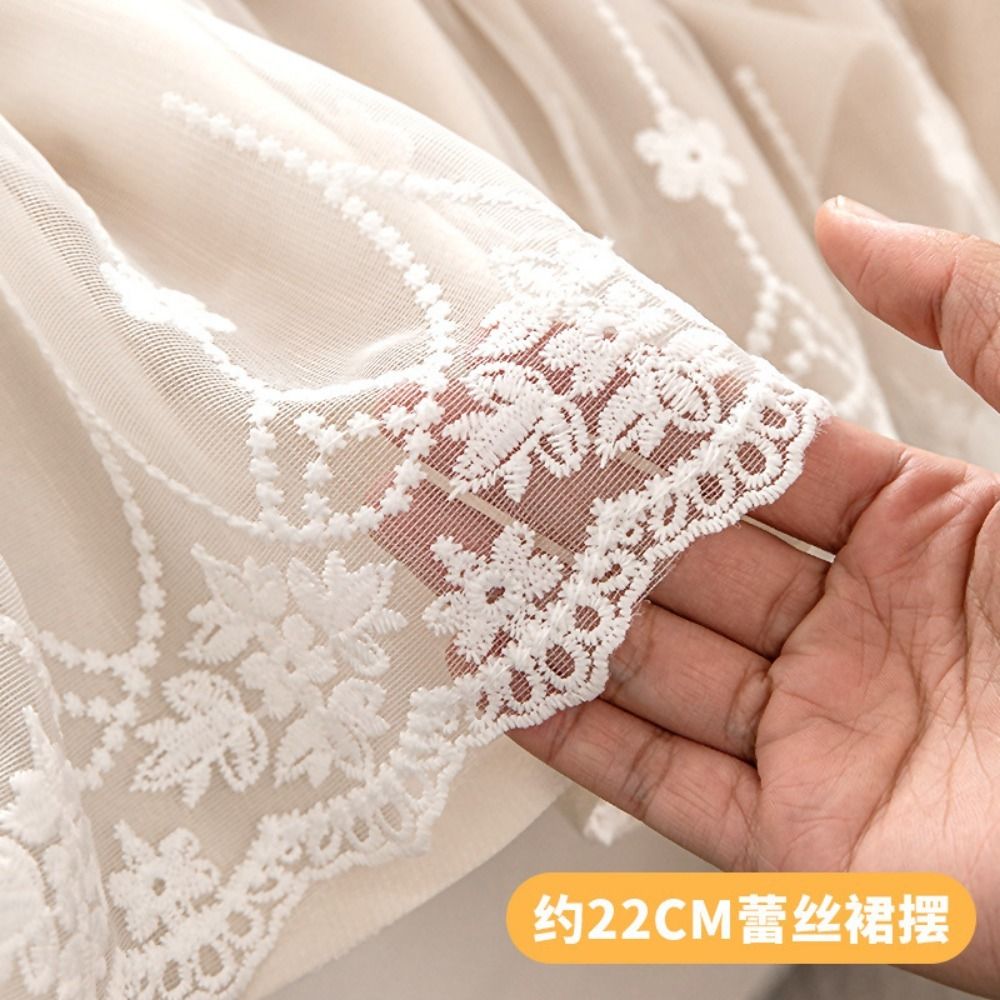 居家家 加厚毛絨全包圍防塵沙發罩 蕾絲裙邊沙發蓋布巾 沙發套235-300cm
