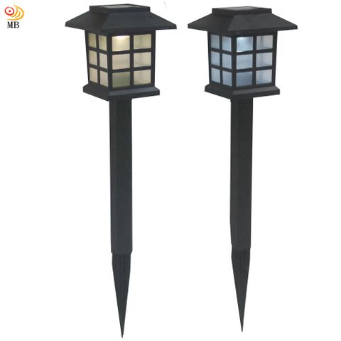 月陽日式太陽能自動光控LED庭園燈草坪燈插地燈超值2入(JP50252