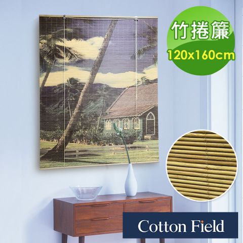 cottonfield 棉花田 彩色天然竹捲簾-多款可選(120x160cm)