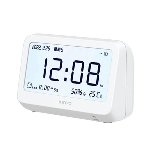 【KINYO】LCD數位電子鐘 迷你萬年曆 電池式時鐘/鬧鐘