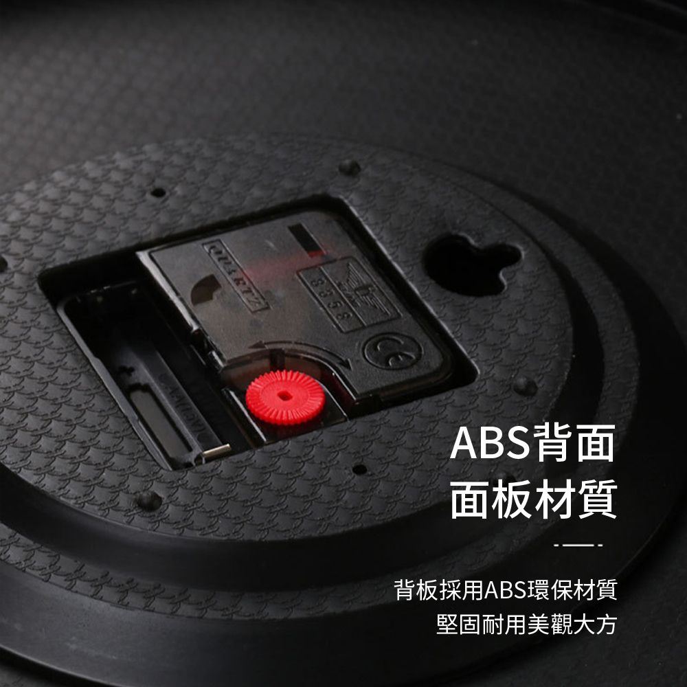  Homeco 圓形石英鐘掛牆時鐘 簡約靜音客廳掛鐘 客廳臥室客廳鐘錶 (靜音掃秒/金屬指針/懸掛/12吋)