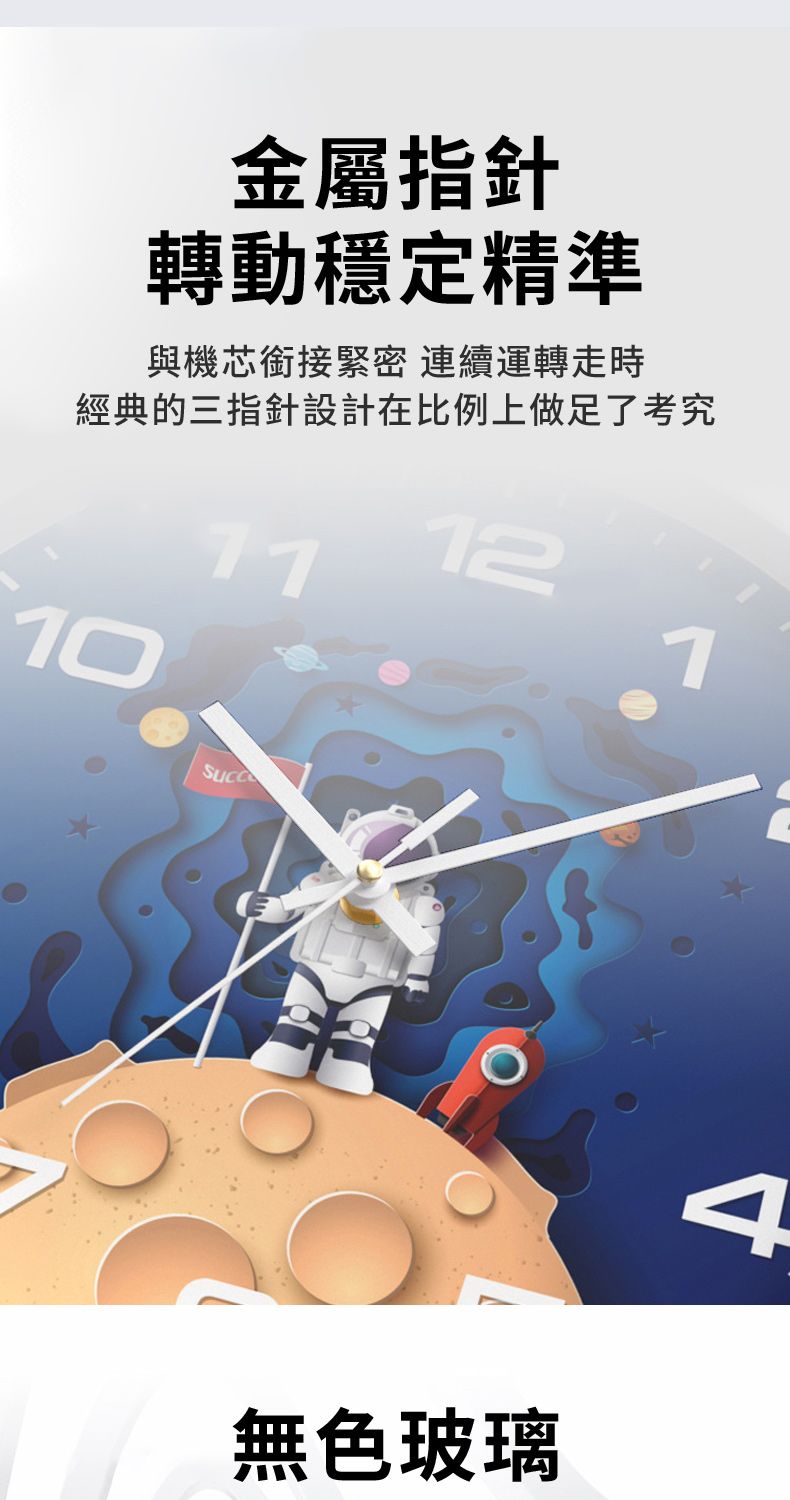 金屬指針轉動穩定精準與機芯銜接緊密連續運轉走時經典的三指針設計在比例上做足了考究1210無色玻璃
