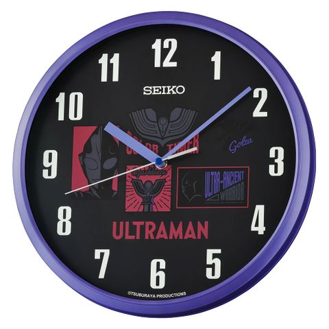 SEIKO 精工 超人力霸王 鹹蛋超人 數字掛鐘 時鐘 QHA902L