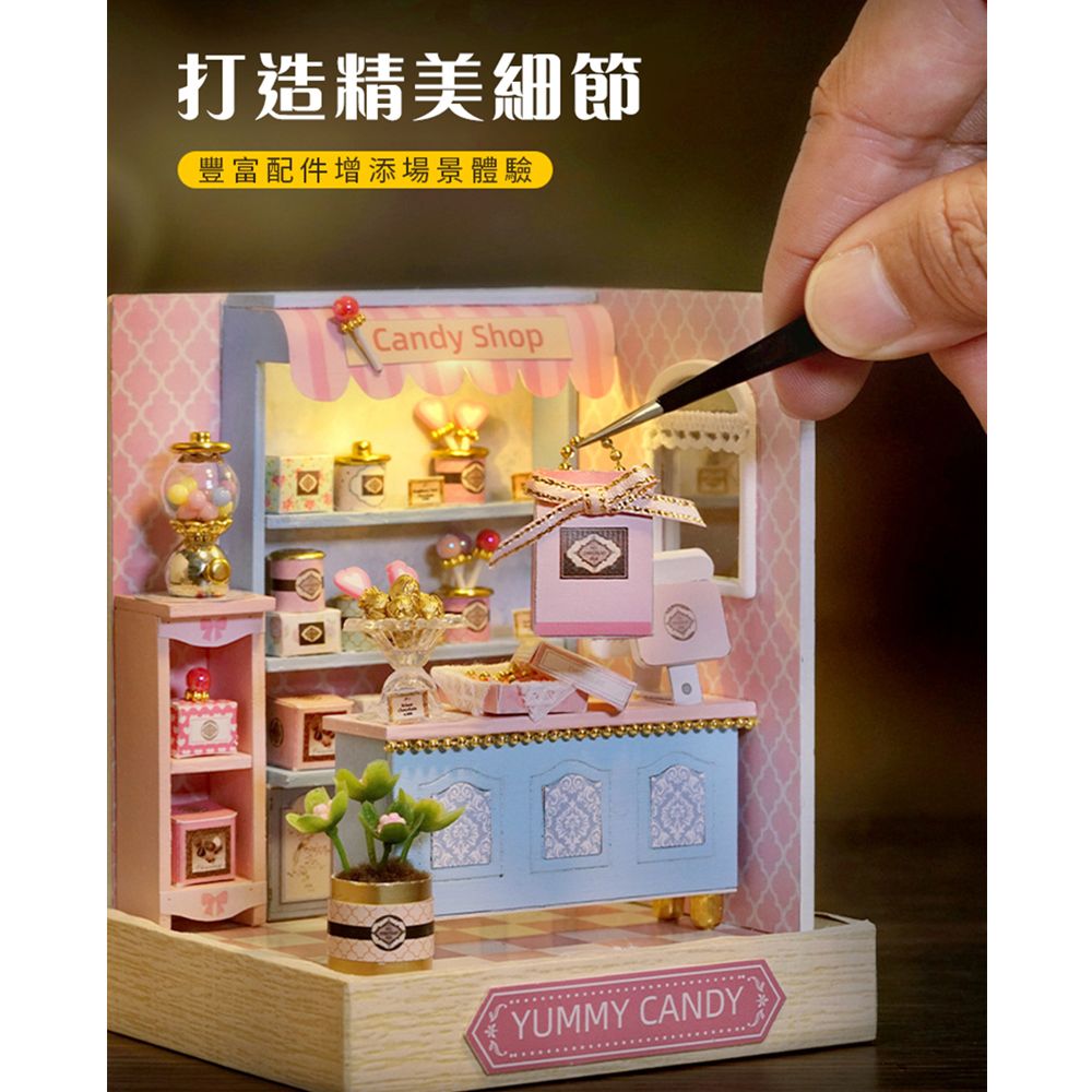 半島良品  幸福一閣DIY手工製作小屋燈桌上擺飾.禮物(餐廳 咖啡廳 工作室 花園 生活時刻)