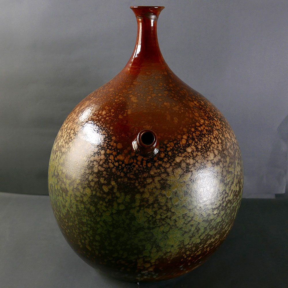 中華筆莊 陶藝雅居陶器花器〈雪舞森林〉h50x37cm