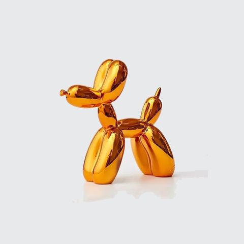 【WUZ屋子】美國Green Tree Products 中型氣球狗模型-橘色