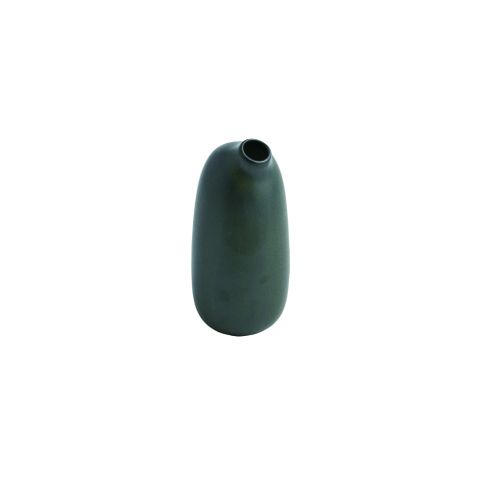 【WUZ屋子】日本KINTO SACCO 陶瓷造型花瓶260ml-黑