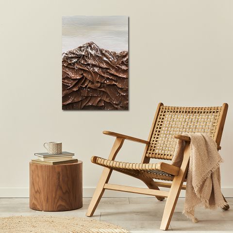 御畫房 當代國家級展覽畫家 抽象系列手繪油畫70×100cm(DB-013)
