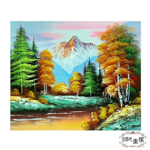 御畫房 春色滿園 手繪無框油畫50x60cm