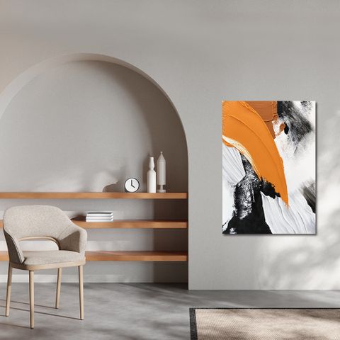 御畫房 當代國家級展覽畫家 抽象系列手繪油畫70×100cm(DB-046)