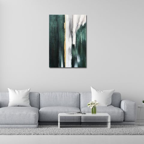 御畫房 當代國家級展覽畫家 抽象系列手繪油畫70×100cm(DB-045)