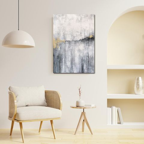 御畫房 當代國家級展覽畫家 抽象系列手繪油畫70×100cm(DB-048)