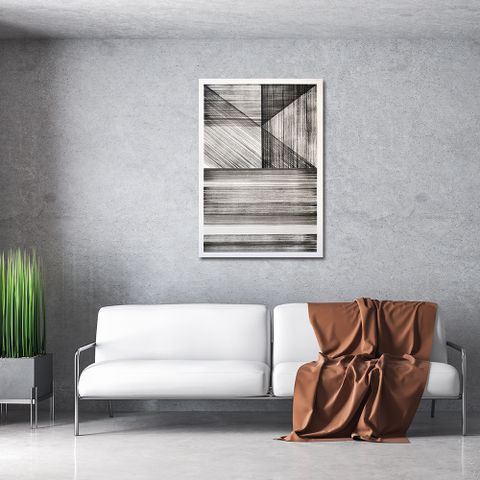 御畫房 當代國家級展覽畫家 抽象系列手繪油畫70×100cm(DB-057)
