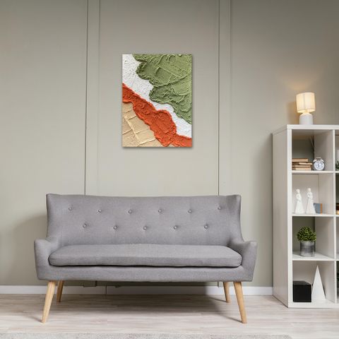 御畫房 當代國家級展覽畫家 抽象系列手繪油畫60×80cm(DB-082)