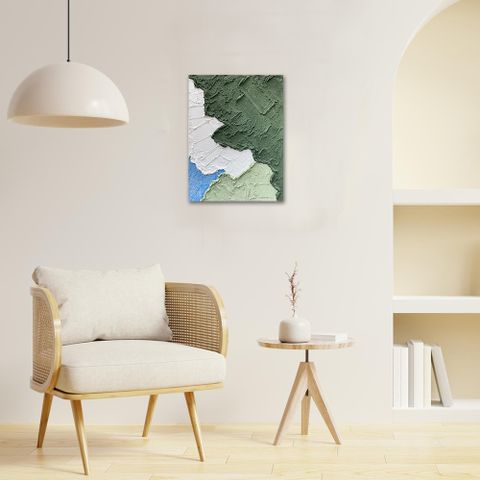 御畫房 當代國家級展覽畫家 抽象系列手繪油畫60×80cm(DB-086)