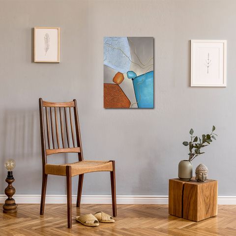 御畫房 當代國家級展覽畫家 抽象系列手繪油畫70×100cm(DB-122)