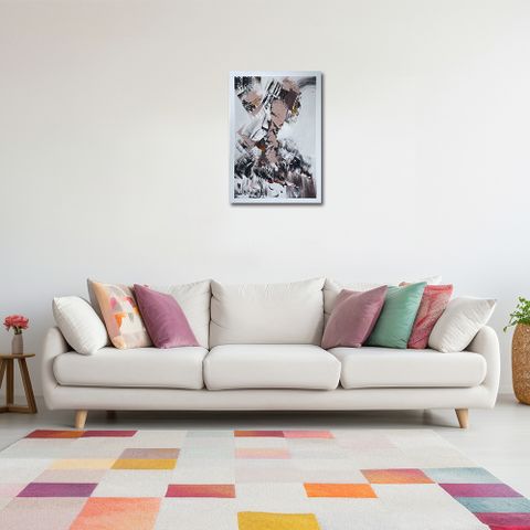 御畫房 當代國家級展覽畫家 抽象系列手繪油畫70×100cm(DB-124)