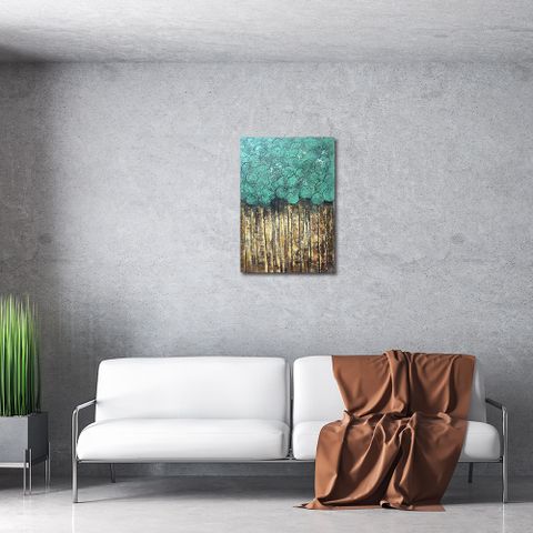 御畫房 當代國家級展覽畫家 抽象系列手繪油畫70×100cm(DB-127)