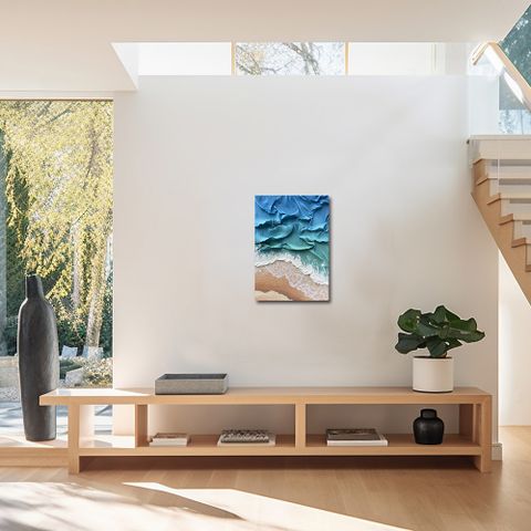御畫房 當代國家級展覽畫家 抽象系列手繪油畫70×100cm(DB-163)