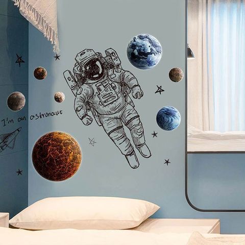 時尚壁貼 - 太空探索XL8335