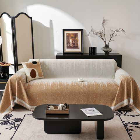 【好物良品】三人沙發:300x180cm_日式高品質雪尼爾短絨沙發墊蓋巾