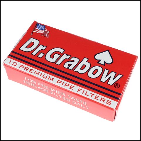 PiPe 煙斗牌 【Dr. Grabow】美國進口~煙斗用6mm濾心(玉米斗適用)(10支入*3盒)