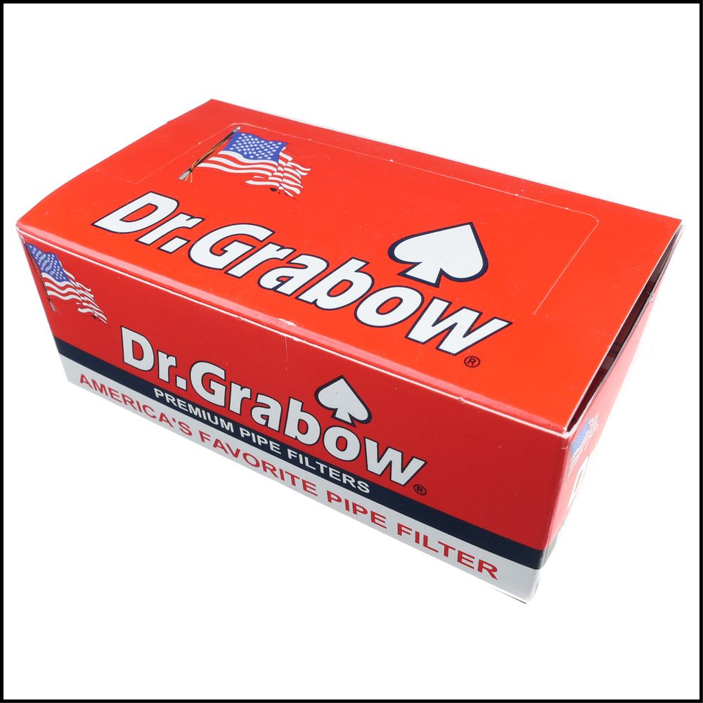 PiPe 煙斗牌 【Dr. Grabow】美國進口~煙斗用6mm濾心(玉米斗適用)(10支入*12盒)