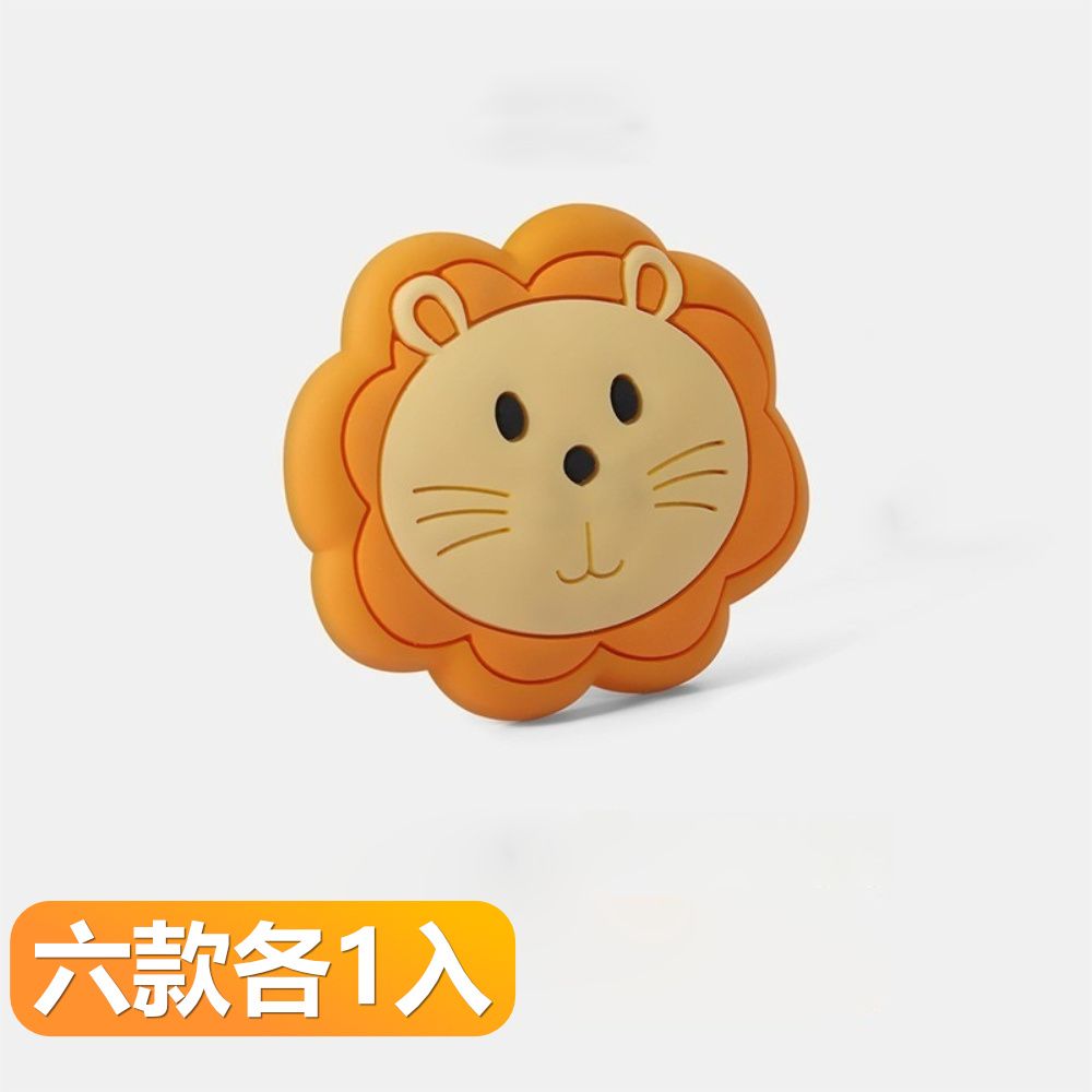  【晴安居】360加厚HTV矽膠防撞靜音貼 可水洗無痕防震門把冰箱防撞墊-6入組