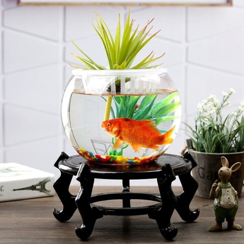 透明玻璃圓形魚缸高18CM口徑13.5CM肚徑23CM - PChome 24h購物