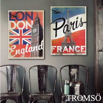 TROMSO時尚無框畫/風尚英法