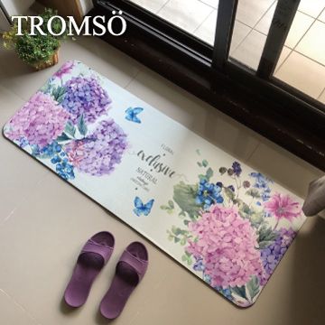 TROMSO 廚房防油皮革地墊-K308繡球花語