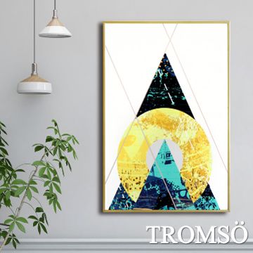 TROMSO北歐時代風尚有框畫-山嵐日昇WA117