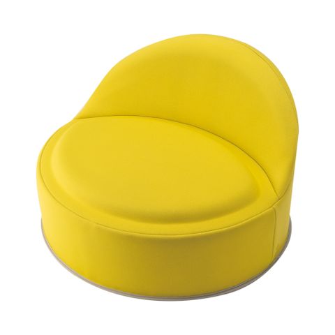 日本製 EXGEL YUKA PUNI FIT 腰靠墊高圓坐墊  檸檬黃