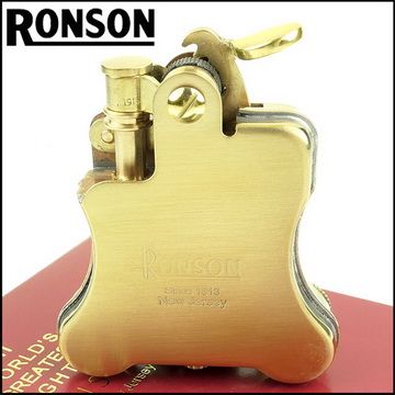 【RONSON】Banjo系列-燃油打火機(黃銅款)