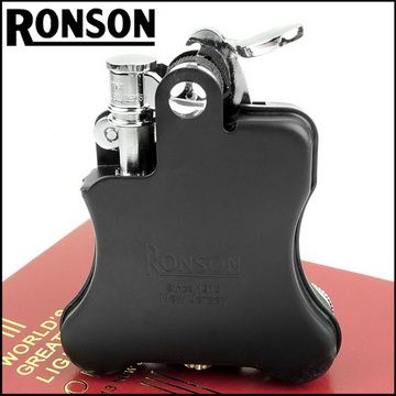 【RONSON】Banjo系列-燃油打火機(消光黑款)