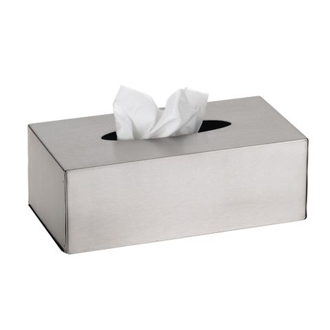 《KELA》壁掛式不鏽鋼面紙盒(霧銀) | 衛生紙盒 抽取式面紙盒