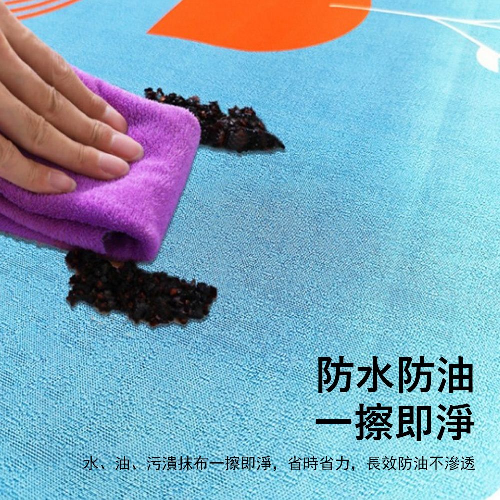 Londee 加厚PU皮革免洗冰絲桌布 防水防燙防油餐桌巾 餐桌墊 茶幾桌墊 140*180cm