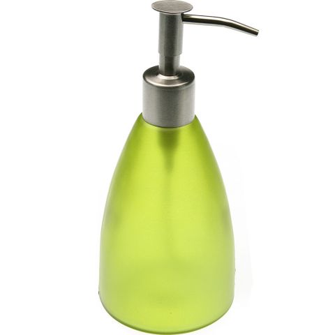 《VERSA》玻璃洗手乳罐(綠250ml) | 按壓瓶 分裝瓶 乳液瓶 沐浴乳罐