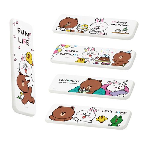 LINE FRIENDS 珪藻土吸水洗漱墊 矽藻土牙刷架 24x8cm【收納王妃】