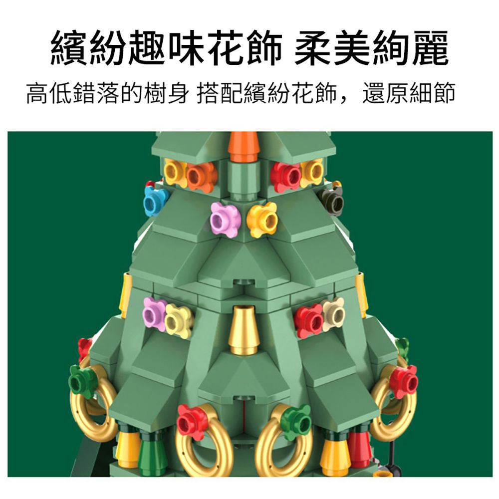 半島良品 DIY手做/聖誕樹裝飾佈置微觀小夜燈( 交換禮物 畢業禮物 聖誕禮物 生日禮物)