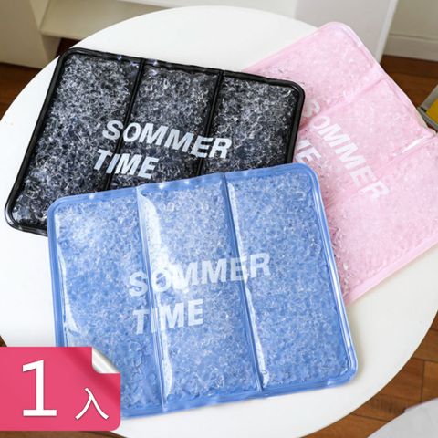 【荷生活】加厚防水耐髒果凍凝膠冰墊 舒適柔軟持久清涼長方型降溫涼墊-1入