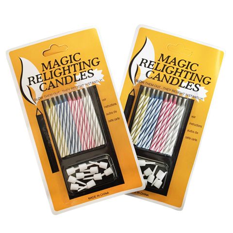 kiret 生日派對 惡搞吹不熄整人蠟燭-超值30入