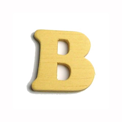 wood letters_B