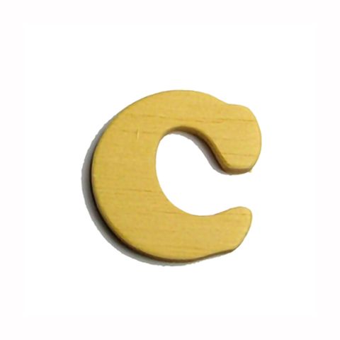 wood letters_C