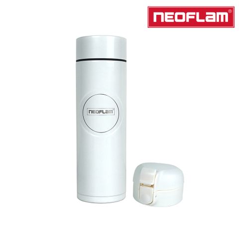 NEOFLAM 天然抗菌陶瓷塗層不銹鋼304真空雙蓋保溫瓶510ML-白